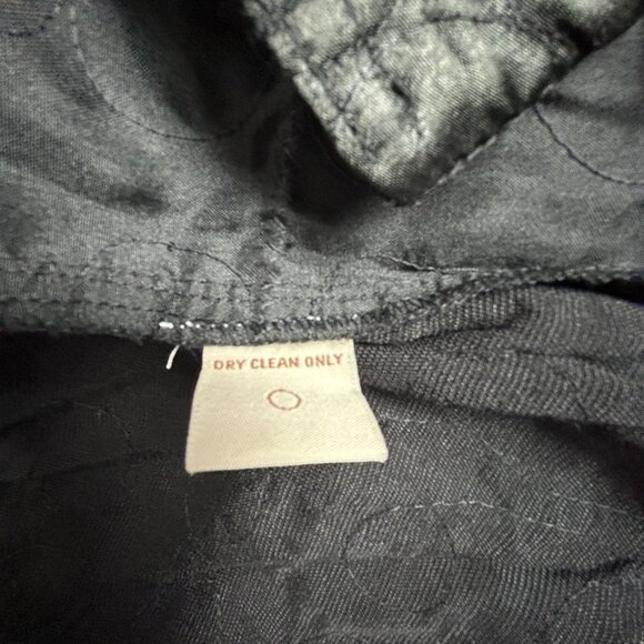 C.L.O.T.H.E.S. Womens Black Gray Patchwork Button-Up Shirt XL Boho Velour Retro - Picture 4 of 7